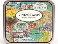 Sticker Vintage Maps Sticker Vintage Maps
