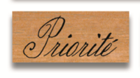 Rubber Stamp Priorité Rubber Stamp Priorité