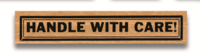 Rubber Stamp Handle With Care! Rubber Stamp Handle With Care!