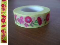 Masking Tape Blumen & Schmetterling 15mm