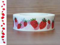 Masking Tape Erdbeeren 15mm Masking Tape Erdbeeren 15mm