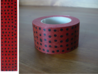 Masking Tape Marienkäfer rot 25mm Masking Tape Marienkäfer rot 25mm