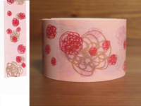 Masking Tape Blüten rosa 30mm Masking Tape Blüten rosa 30mm