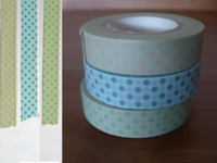 Washi Tape dots 3er Set 13mm Washi Tape dots 3er Set 13mm