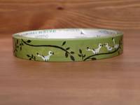 Shinzi Katoh Deco Tape White birds 15mm Shinzi Katoh Deco Tape White birds 15mm