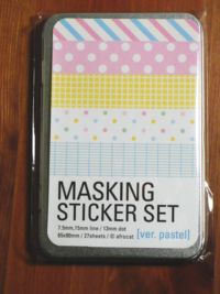 Masking Sticker Pastel Refill Masking Sticker Pastel Refill
