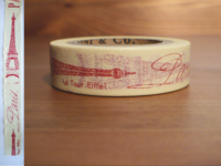 Paper Tape Paris Eiffelturm 15mm Paper Tape Paris Eiffelturm 15mm