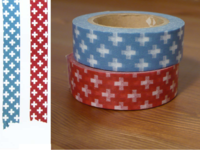 Washi Tape cross 2er Set 15mm Washi Tape cross 2er Set 15mm