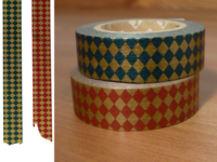 Washi Tape diamond 2er Set 15mm Washi Tape diamond 2er Set 15mm