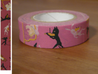 Washi Tape music band pink 15mm Washi Tape music band pink 15mm