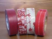 Washi Tape Set Friends Red Washi Tape Set Friends Red