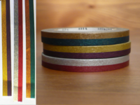 Washi Tape Slim 2tone 3er Set C metallic 6mm Washi Tape Slim 2tone 3er Set C metallic 6mm