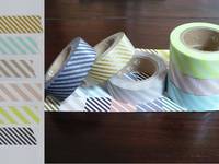 Washi Tape stripe 6er Set 15mm Washi Tape stripe 6er Set 15mm