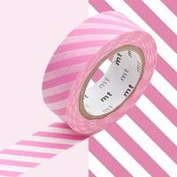 Washi Tape stripe pink 15mm Washi Tape stripe pink 15mm