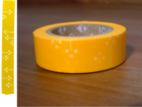 Washi Tape wataboushi yellow 15mm Washi Tape wataboushi yellow 15mm