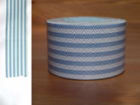Masking Tape wasseraktivierbar Wellen blau gestreift 30mm Masking Tape wasseraktivierbar Wellen blau gestreift 30mm