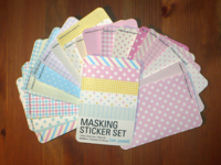Masking Sticker Pastel Masking Sticker Pastel