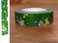 Washi Tape love letter green 15mm Washi Tape love letter green 15mm