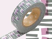 Washi Tape carrot purple 15mm Washi Tape carrot purple 15mm