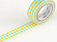 Washi Tape square yellow 15mm Washi Tape square yellow 15mm