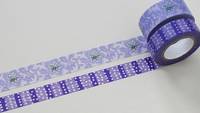 Washi Tape Alsace purple 2er Set 15+20mm