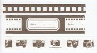 Washi Tape Camera brown 3er Set 10+15+20mm