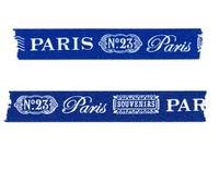 Washi Tape Paris letter blue 15mm