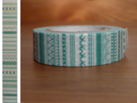 Washi tape Stitch green 15mm Washi tape Stitch green 15mm