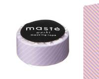 Washi Tape stripes lavender 15mm