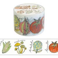 Wide Washi Tape Vegetable 38mm