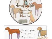 Wide Washi Tape Dreamy Dog 38mm