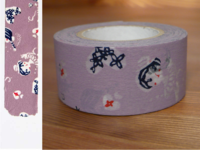 Washi Tape girls asamurasaki 24mm