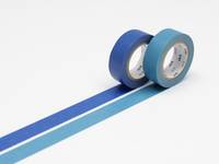 Washi Tape 2er Set uni ruri & asahanada 15mm Washi Tape 2er Set uni ruri & asahanada 15mm