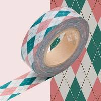 Washi Tape Argyle pink 15mm Washi Tape Argyle pink 15mm