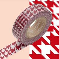 Washi Tape Chidori koshi red 15mm Washi Tape Chidori koshi red 15mm