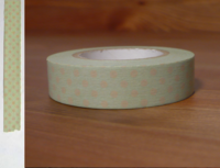 Washi Tape dots ash pink 13mm