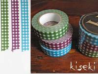 Washi Tape gingham 3er Set 15mm Washi Tape gingham 3er Set 15mm