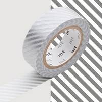 Washi Tape stripe silver 15mm