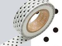 Washi Tape dot monochrome 15mm Washi Tape dot monochrome 15mm