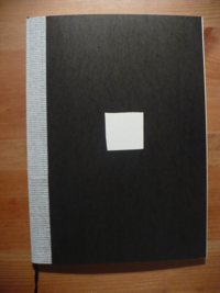 college notebook A5 black (blanko) college notebook A5 black (blanko)