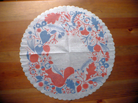 Paper napkin. Forest of squirrel Paper napkin. Forest of squirrel