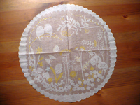 Paper napkin. Paper napkin.