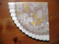 Paper napkin. Paper napkin.