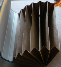Scrapholic Accordion-type Folder Brown Scrapholic Accordion-type Folder Brown
