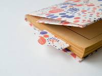 wax paper pocket edition bookcover. apple and pear wax paper pocket edition bookcover. apple and pear