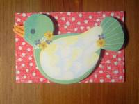 Dye cut name card - Namenskärtchen Vogel Dye cut name card - Namenskärtchen Vogel