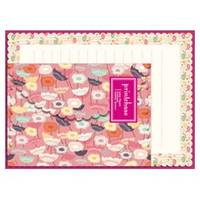 letter pack pastel pink