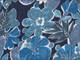 Blumen blau Quadruple gauze
