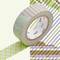 Washi Tape stripe-checked green 15mm Washi Tape stripe-checked green 15mm