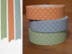 Washi Tape dots light 3er Set 15mm Washi Tape dots light 3er Set 15mm